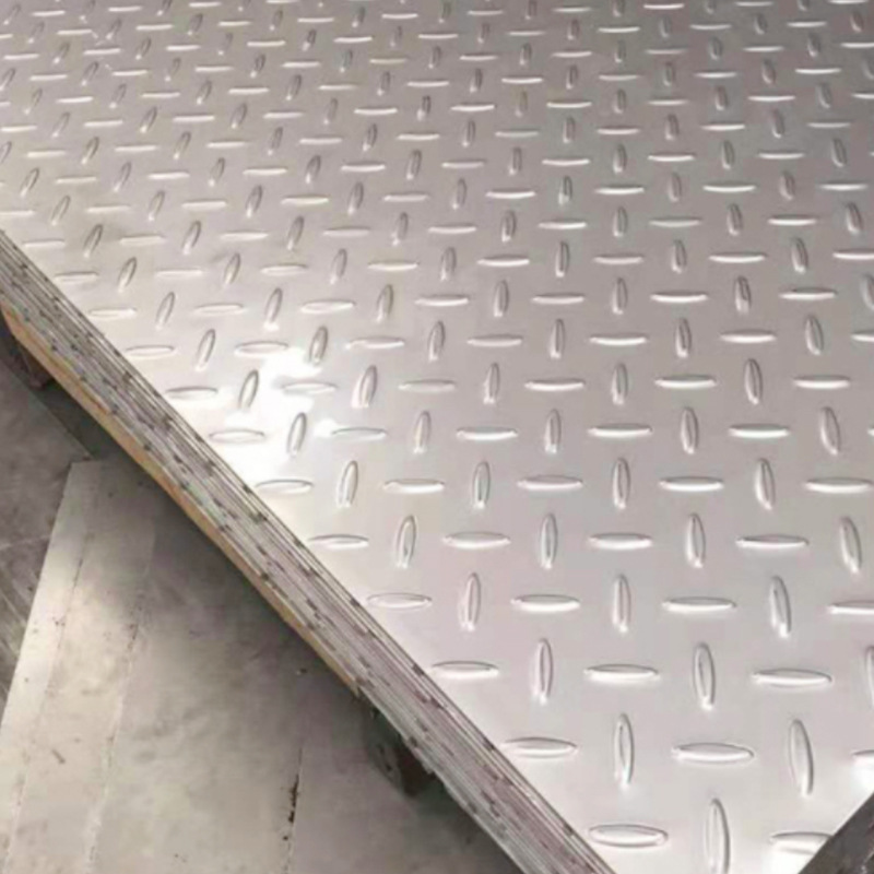 Factory supply 201 stainless steel checkered plate pedal workshop anti-skid 304 316L checkered plate in stock