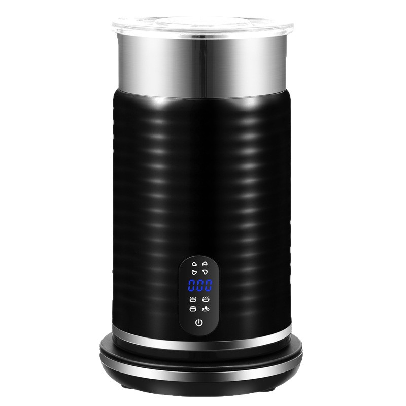 Magnetic Stainless Steel Electric Hot and Cold Milk Frother Fully Automatic Household Milk Frother Milk Foaming Mixing Cup Milk Frother