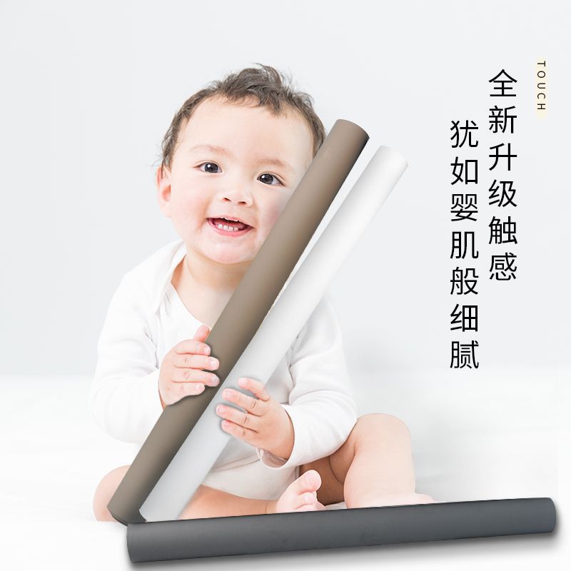 Thickened Skin-Feel Wardrobe Color-Changing Stickers for Old Cabinets, Cabinet Doors, Sliding Doors, Furniture Renovation, Film Wallpaper, Self-Adhesive