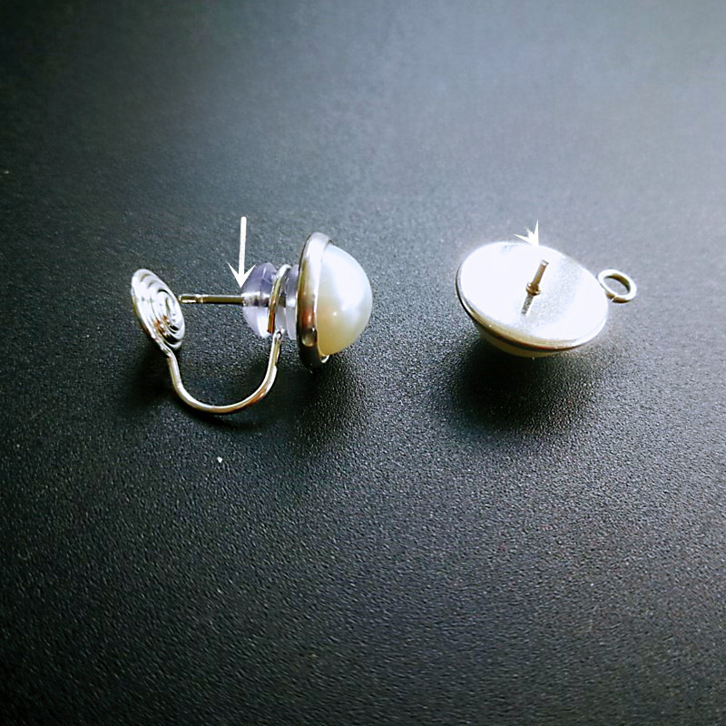 316 Stainless Steel Mosquito Incense Plate Universal Ear Clip Ear Stud Converter U Clip Lightweight Painless DIY Accessories