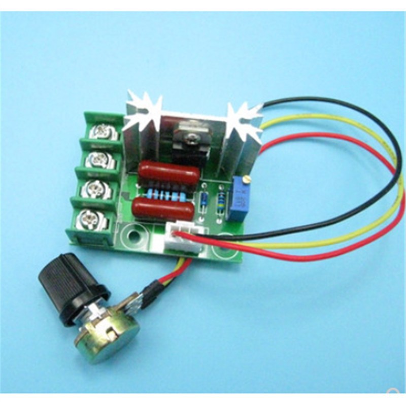 2000W Imported Scr High-Power Digital Voltage Regulator, Dimming, Speed Regulation, Temperature Regulation High-Reliability Version