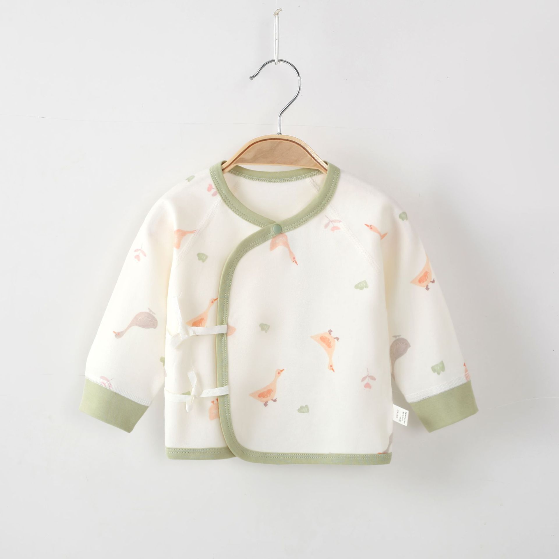 Newborn Baby Clothes Top Monk Clothing Pure Cotton Newborn Autumn Clothes Spring and Autumn Baby Full Moon Clothes Base Underwear