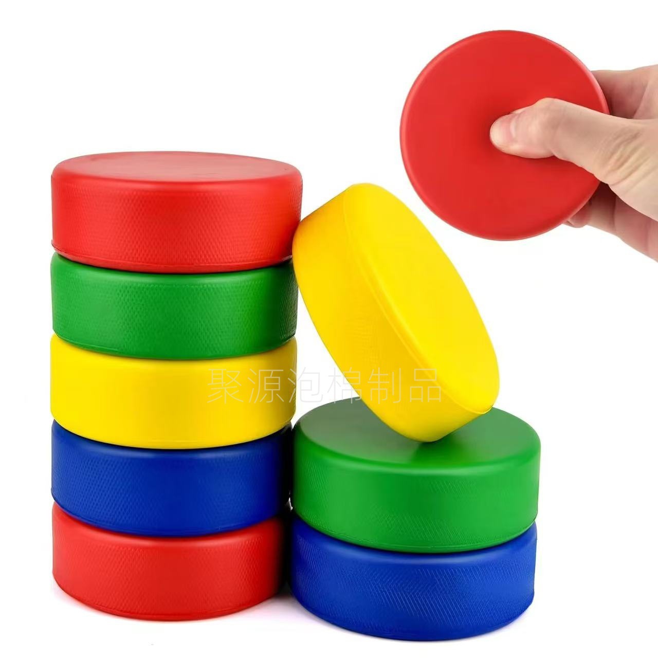 Пенопластовая цветная игрушка для снятия стресса хоккей на льду из полиуретановой твердой пены для тренировки и соревнований по хоккею на льду теперь в наличии