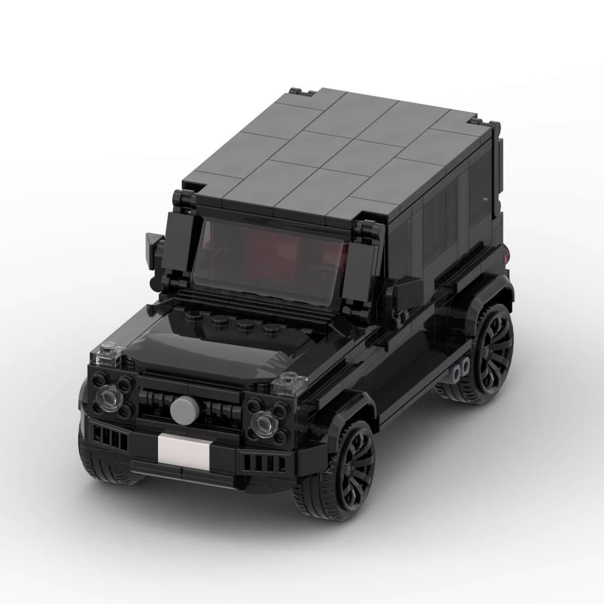 MOC blocks compatible with Lego Benz G63 racing classic speed 8 grid sports car Benz big G puzzle gift