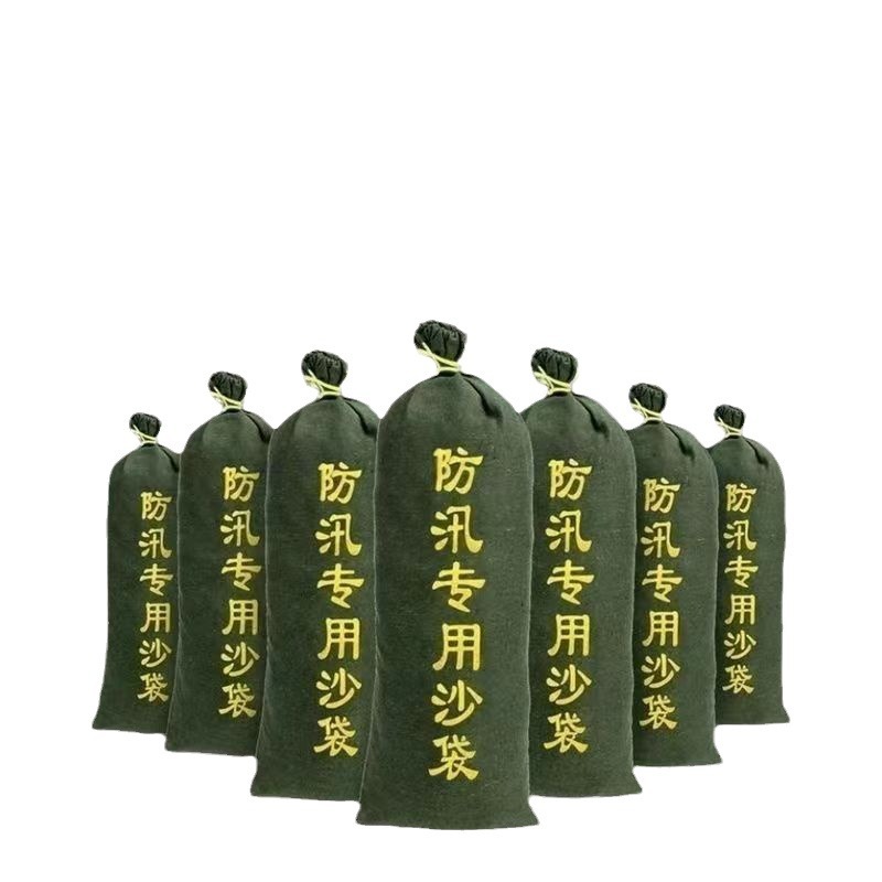 Special Sandbags for Flood Control Flood Control Fire Shutoff Property Emergency Thickened Wear-resistant Household Canvas Factory Wholesale Sandbags