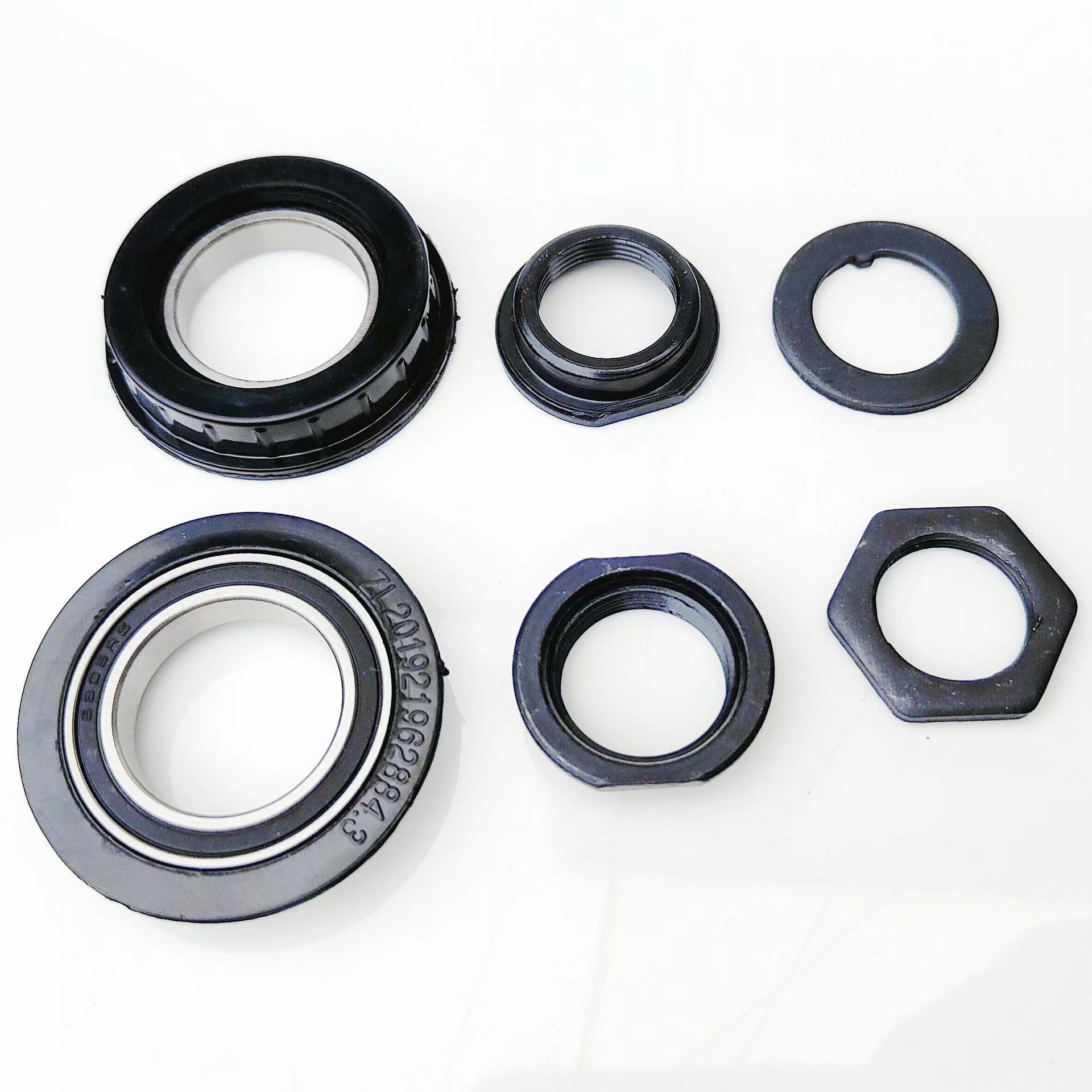 New Type Bicycle Axle Bearing Children's Car Conjoined Blocker Bowl Central Axle Bowl Group Conjoined Crank Bowl Group Bearing Accessories