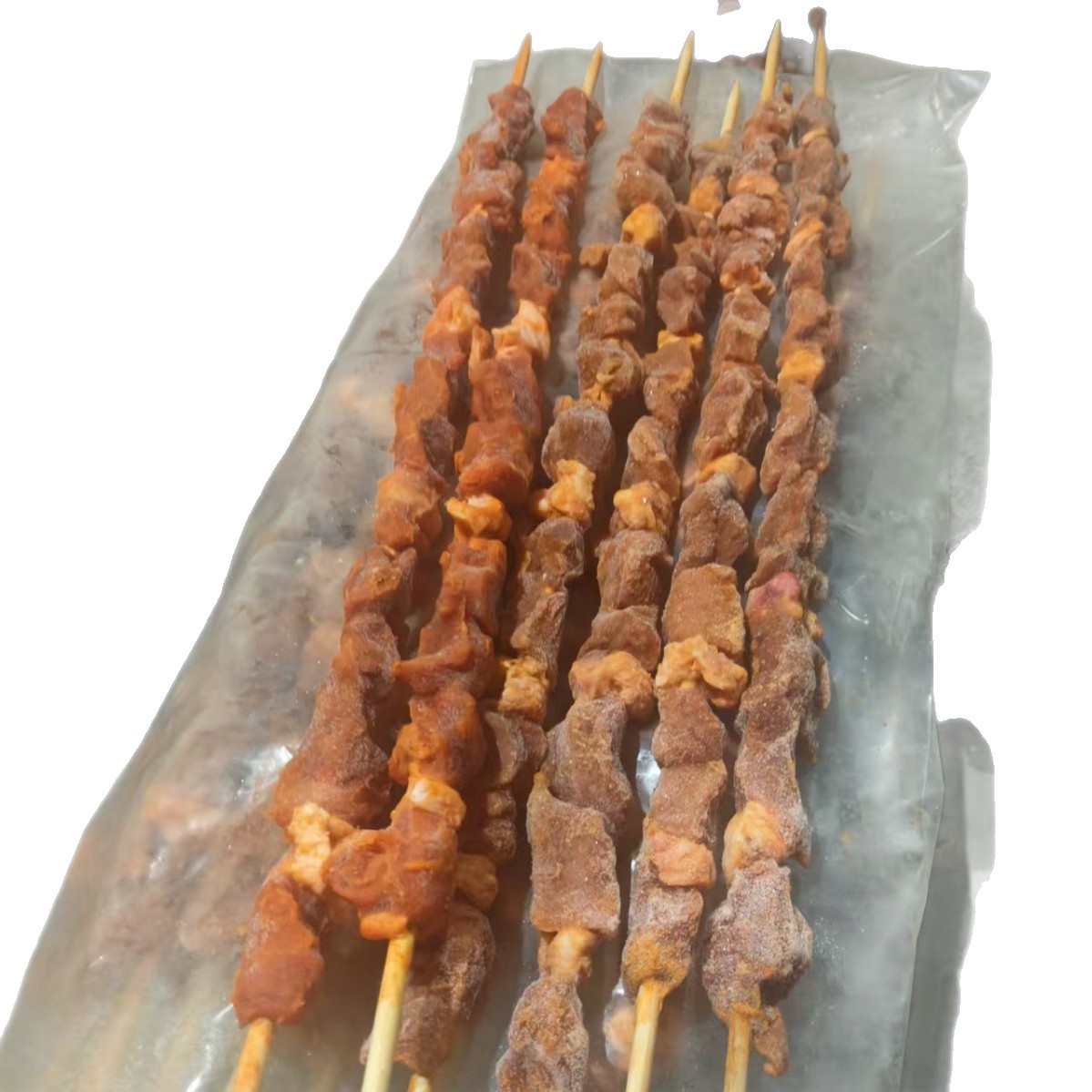 95cm Duck Meat Skewers Bbq Ingredients Snack Food Internet Celebrity Snack Night Market Bbq Stall Food Quick Frozen