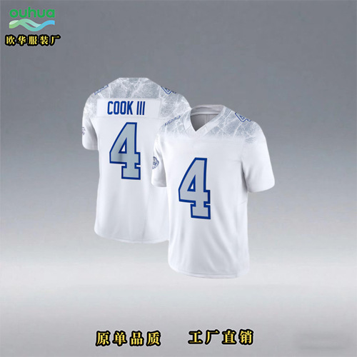 Nfl Bills No. 0 No. 17 No. 10 Nfl Football Export Jersey Embroider Factory Wholesale Export Clothes