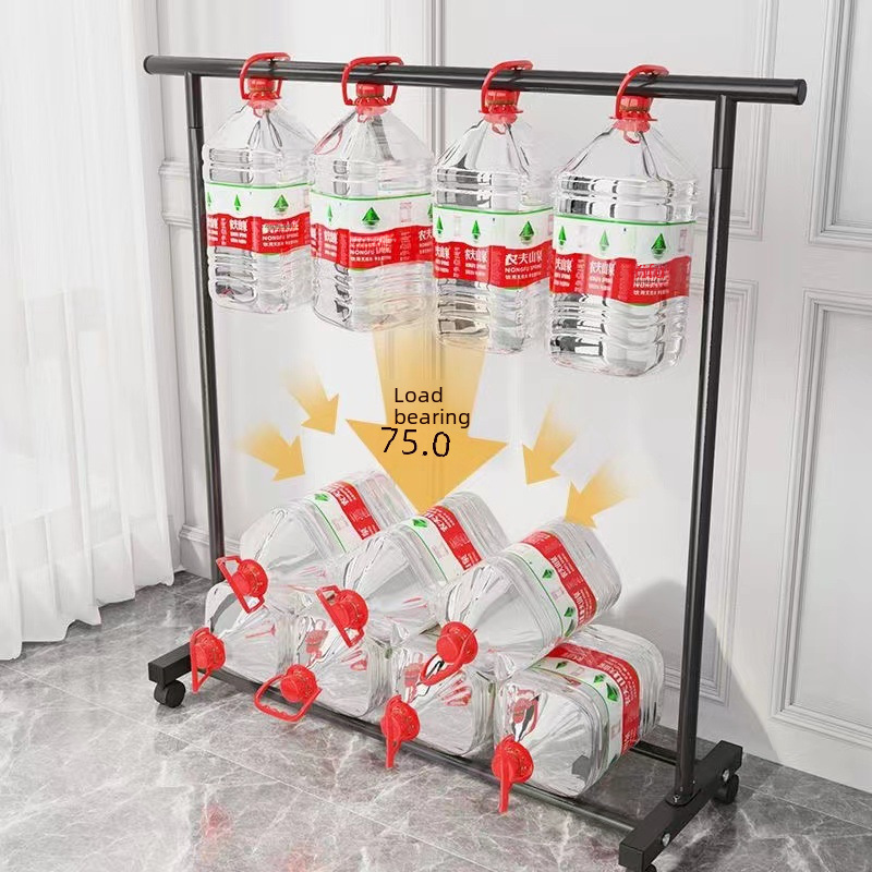 Simple Clothes Rack Floor-Standing Folding Balcony Clothes Rack Household Bedroom Household Clothes Rack Folding Clothes Rack