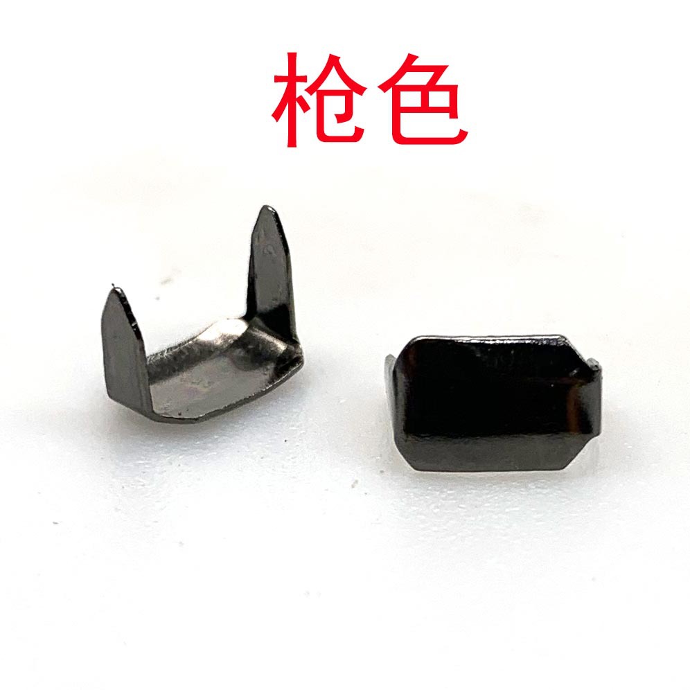 Foshan Source iron belt horse nail two feet grab buckle two grab Belt Ring connection horse grab