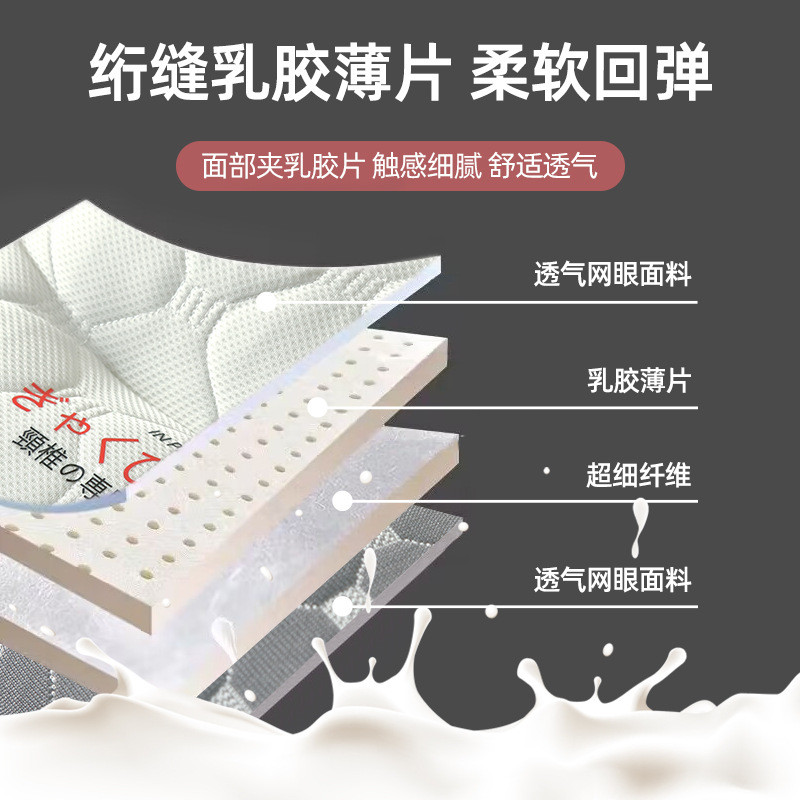 [Quality Price Selection] Anti-bow traction latex pillow cervical pillow 42*65