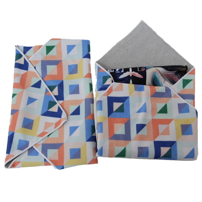 Towel Factory Manufacturer Wholesale Digital Heat Transfer Printing Pattern Customized Self-Adhesive Cloth Hundred Patch Magic Cloth