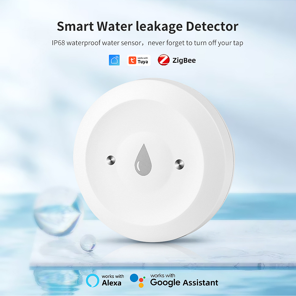 tuya app graffiti smart water immersion sensor zigbee