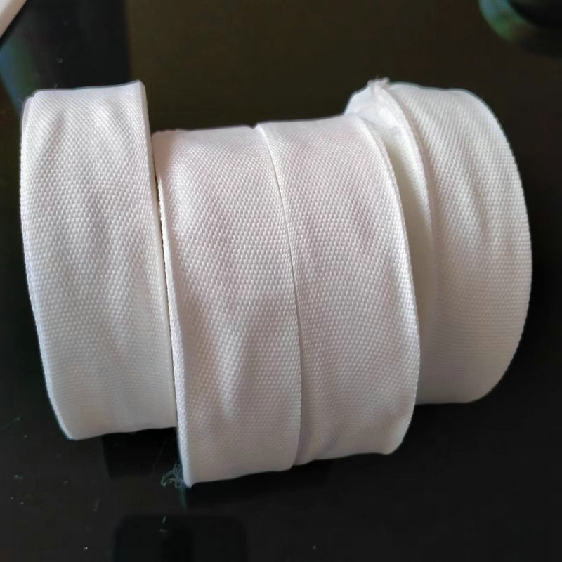 Motor Maintenance White Yarn Belt Manual Wrapping Edge Cloth Tie Tape Electrician Coil Tie Tape Polyester Cotton Heat Shrinkable White Cloth Tape