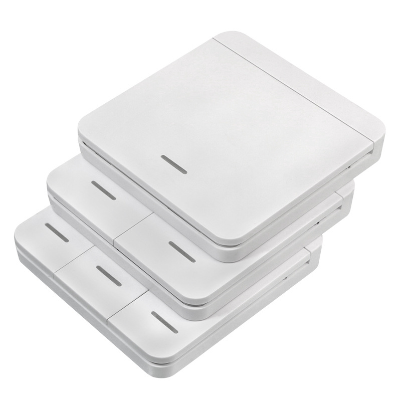 Разработанный индивидуальный стеклянный панельный выключатель 86, беспроводной трехпозиционный выключатель, Wifi выключатель, RF выключатель