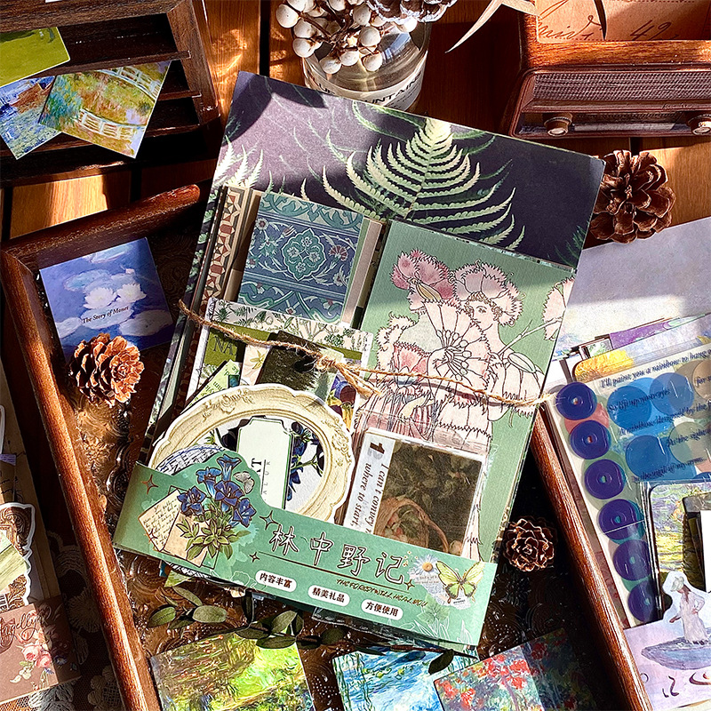 Новые ретро и фэнтези наклейки, материалы для рукоделия, нишевое искусство, декоративные материалы для DIY