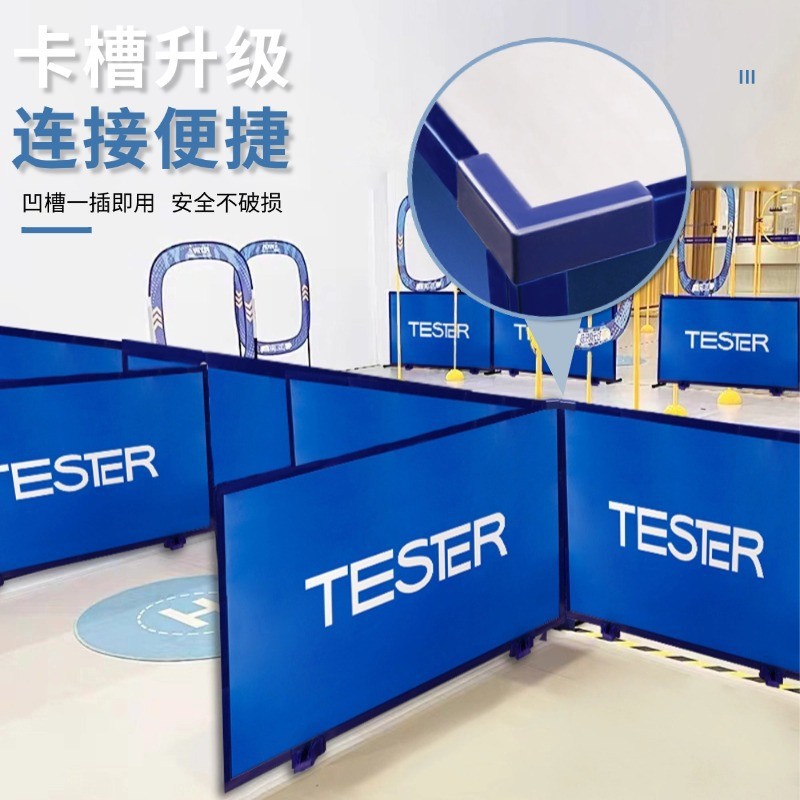 Table Tennis Racket Shield Pvc Aluminum Alloy Hard Board Court Enclosure Indoor Stadium Competition Partition Table Tennis Enclosure