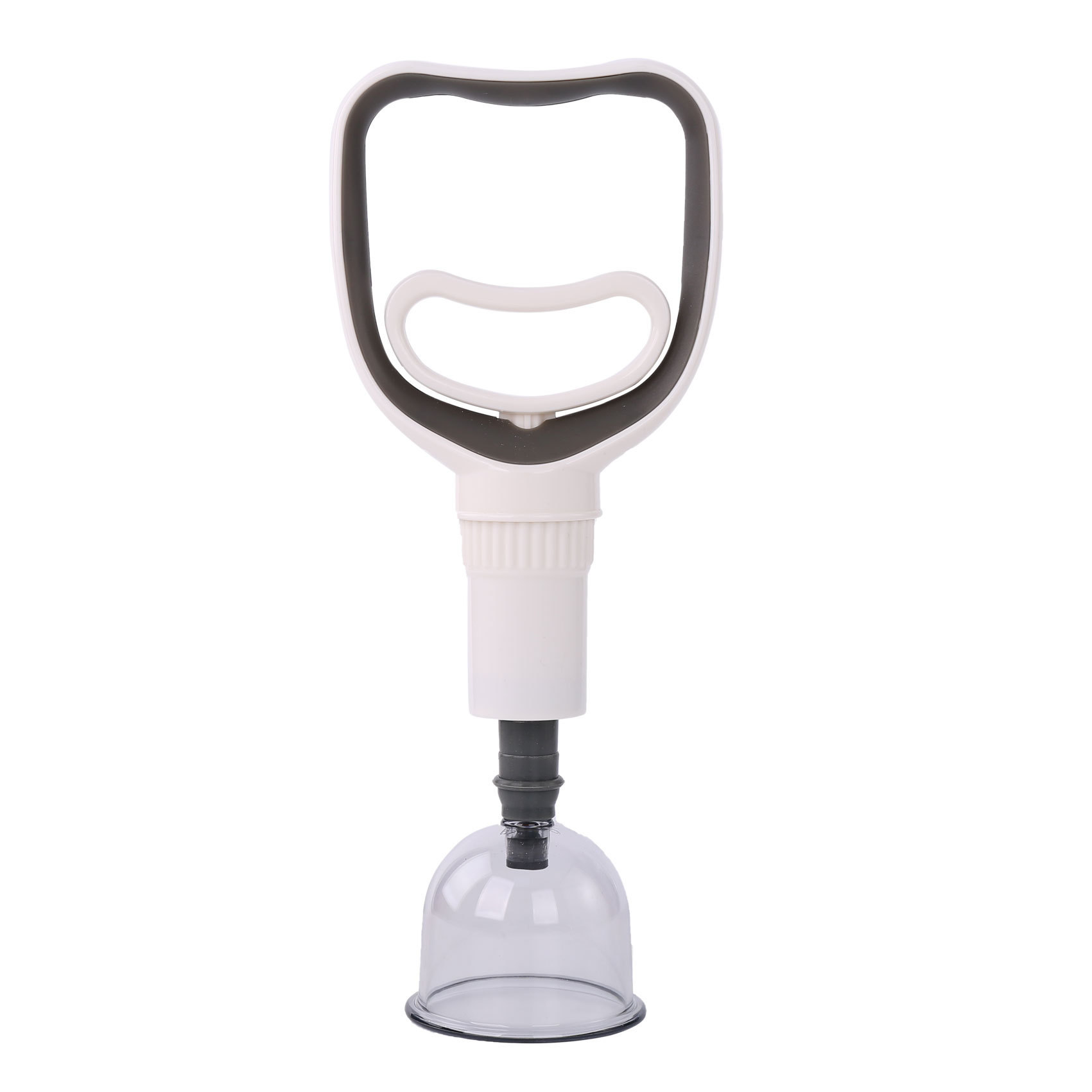 Cupping device accessories vacuum cupping suction handle black and white round gun suction gun cupping factory wholesale