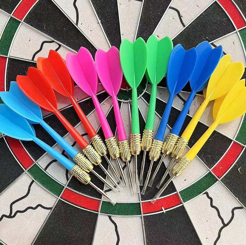 Cross-Border Supply 6g Colorful Plastic Integrated Darts Dart Needles Needle-Type Balloon-Piercing Standard Practice Dart Needles