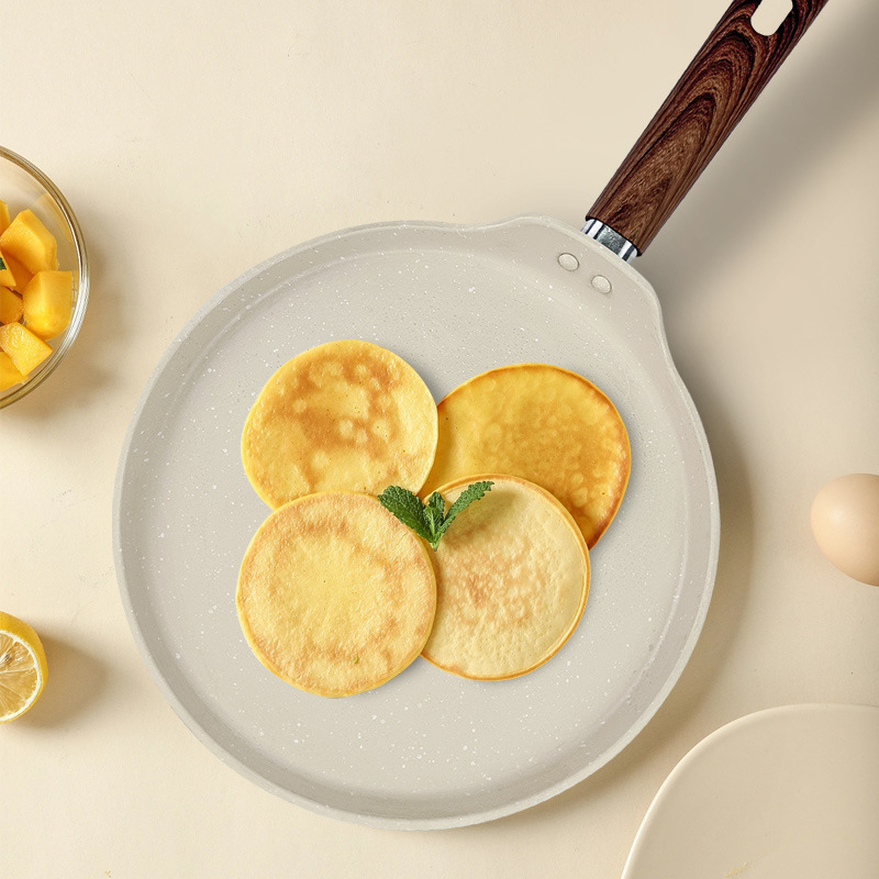 Антипригарная сковорода из майфанского камня, 24 см, для омлетов и блинов