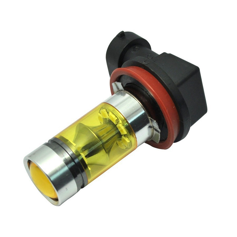 Car fog lamp H 8 100W golden light led fog lamp 9005 9006 20 smd3030 golden light front fog lamp