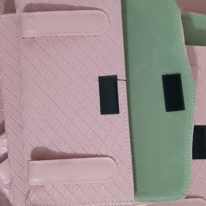 Factory Direct Sales Wholesale Leather Stitched Car Tissue Box Diamond Pattern Car Tissue Box