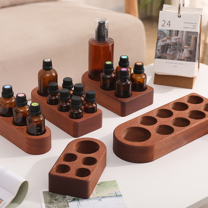 Эбеновое масло для хранения эфирных масел, официальный сайт, аналогичный стиль, дисплейный стенд, коробка для хранения эфирных масел 15 мл, подходит для Doterra, деревянная коробка