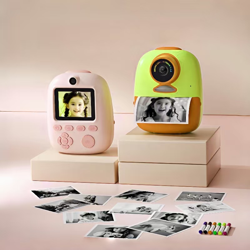 Cross-Border Kidsren's Camera Polaroid Three-Proof Colorful Thermal Paper 57*25 Error Paper Self-Adhesive Printing Paper