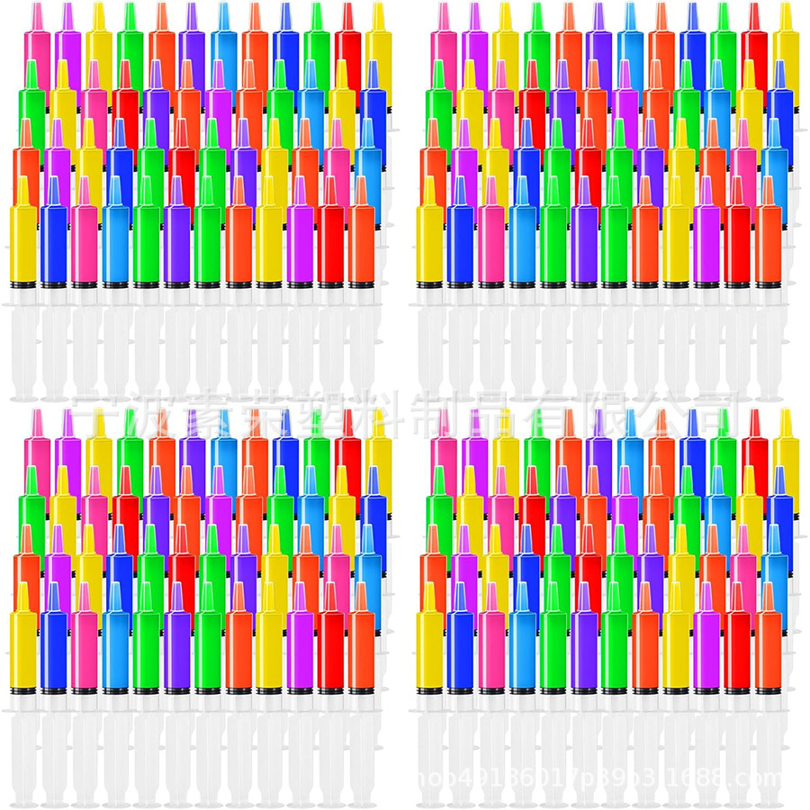 Cross-Border Spot Manufacturer Party Syringe 10Ml20Ml Halloween Thanksgiving Christmas Syringe Without Scale