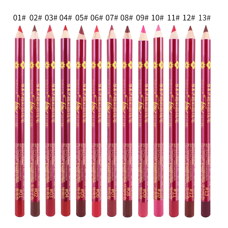 Yalai lipstick lip liner 13 Color Matte waterproof not easy to fade velvet lipstick makeup factory wholesale