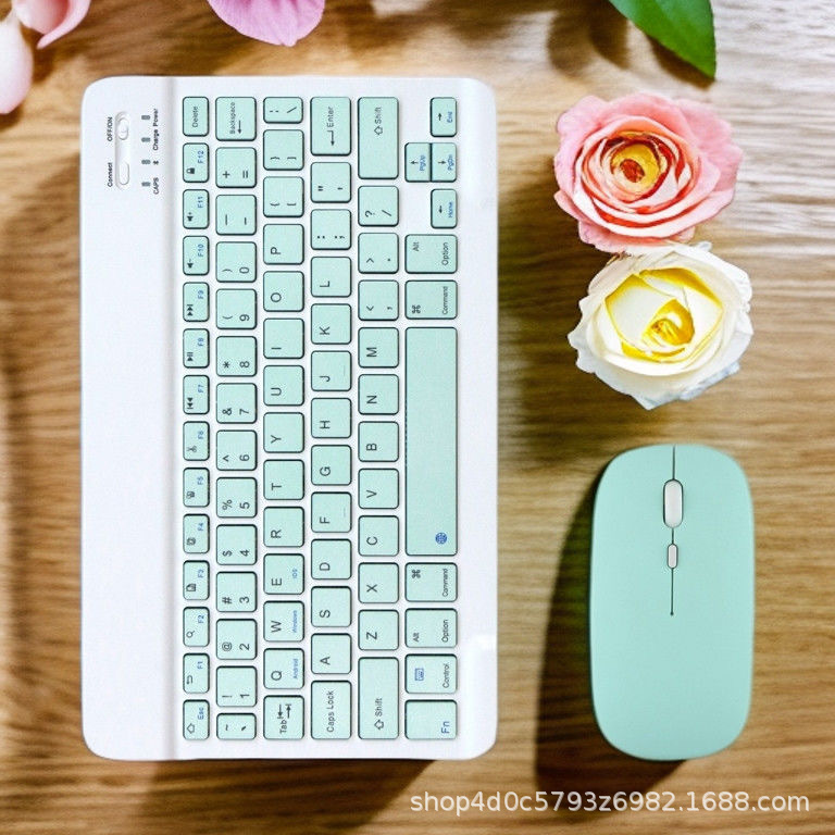 Wireless Bluetooth Keyboard and Mouse Are Suitable for Apple iPad Tablets and Android Phones, Universal and Rechargeable