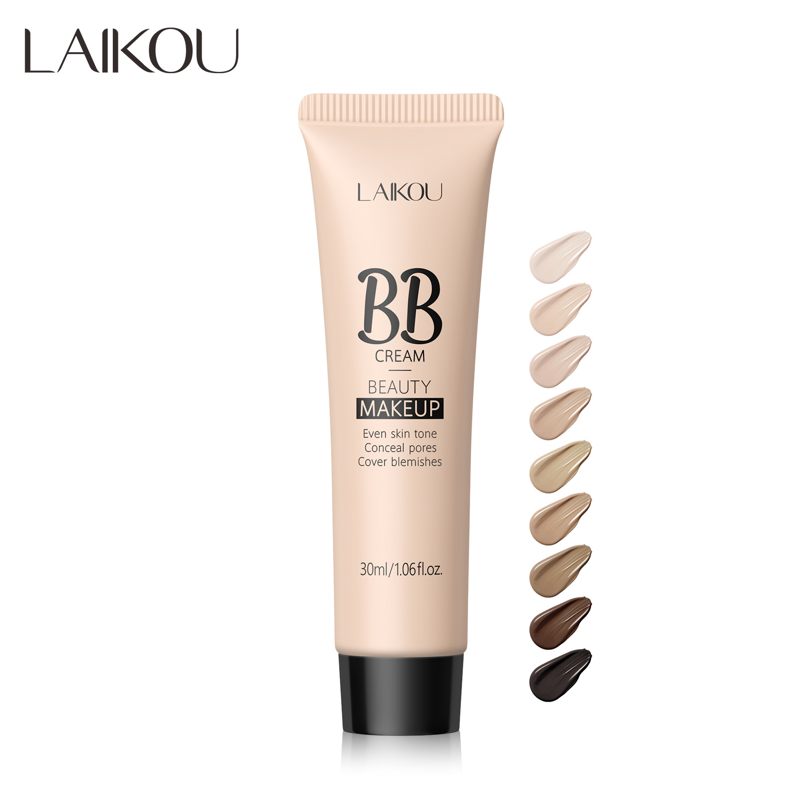 LAIKOU 9-цветный BB крем 30г (тюбик) увлажняющая косметика оптом