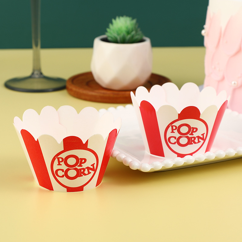 Ring Eco-friendly PP plastic creative popcorn bucket food grade reusable mini popcorn bucket wholesale