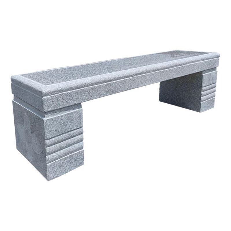 Granite Stone Bench Park Chair Outdoor Bench Marble Anti-Corrosion Wood Leisure Stone Chair Bench Stone Carving Stone Bench