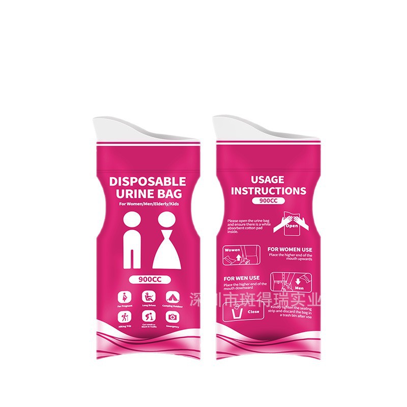 Disposable Unisex Emergency Urine Bag Travel Emergency Car Urine Bag Portable Toilet Women's Urinal