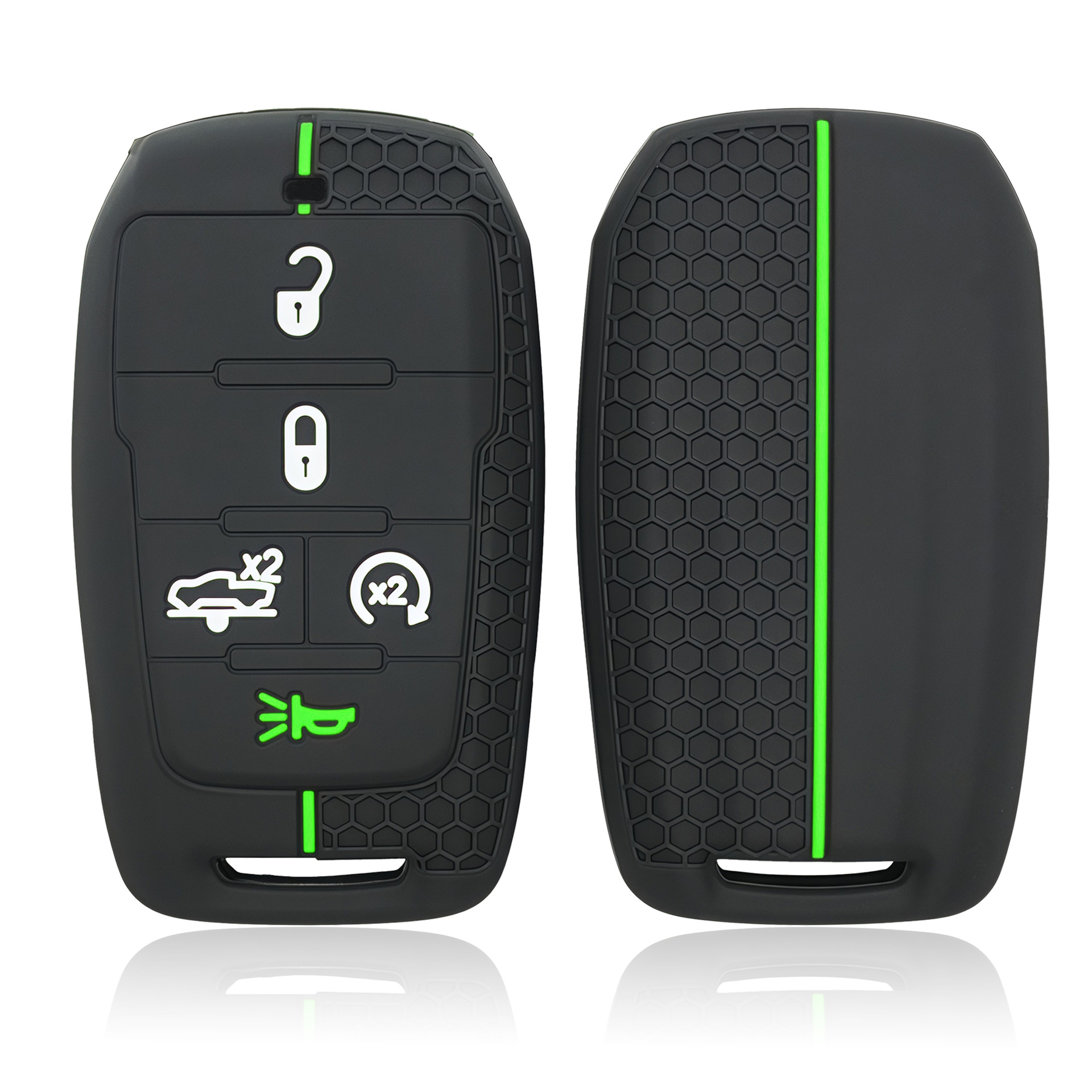 Suitable for Dodge Ram Dodge Car Key Cover Chrysler Bo Ram1900 Silicone Key Bag Spot Wholesale