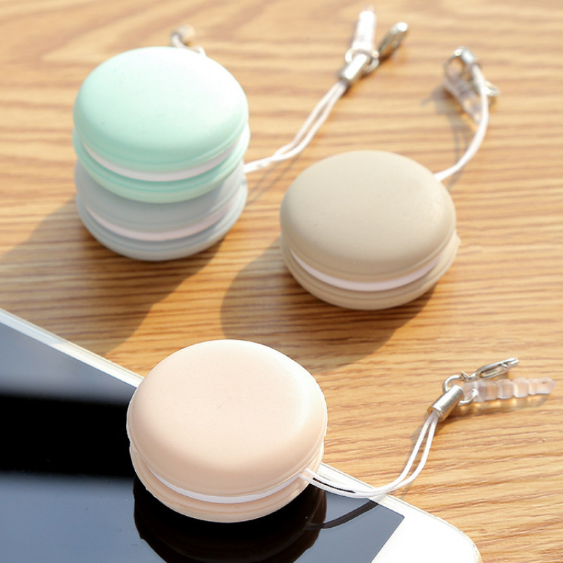 Macaron Mobile Phone Screen Wipe, Cleaning Wipe, Glasses Lens Wipe, Camera Lens Wipe, Deerskin Cloth Cleaning Tool Pendant