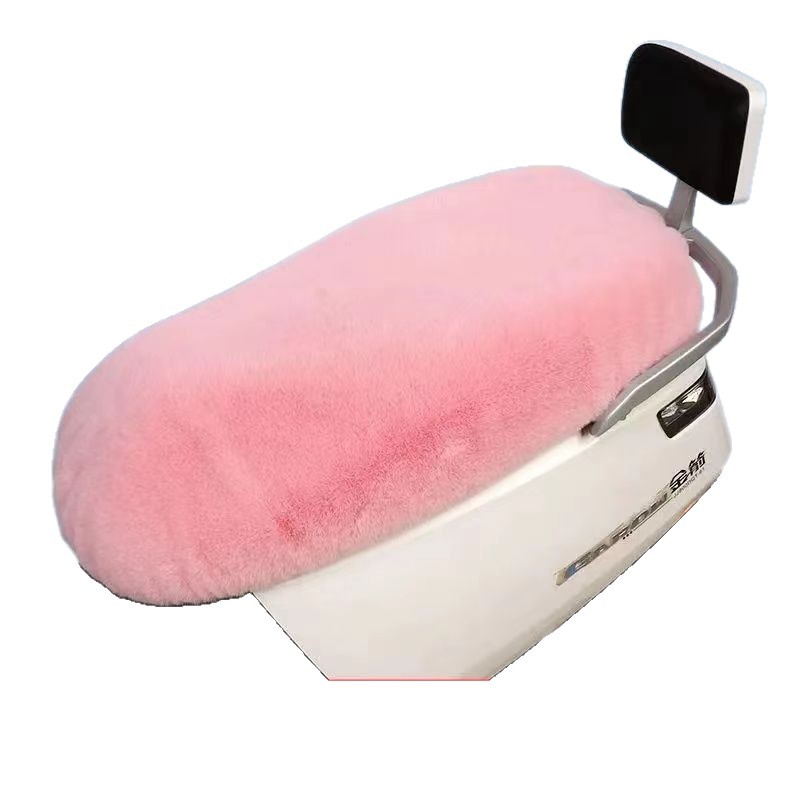 Electric Vehicle Seat Cushion Cover for Winter, Thickened and Warm, Suitable for Yadea, Aima No. 9, Taiben, and Loncin Universal Seat Covers