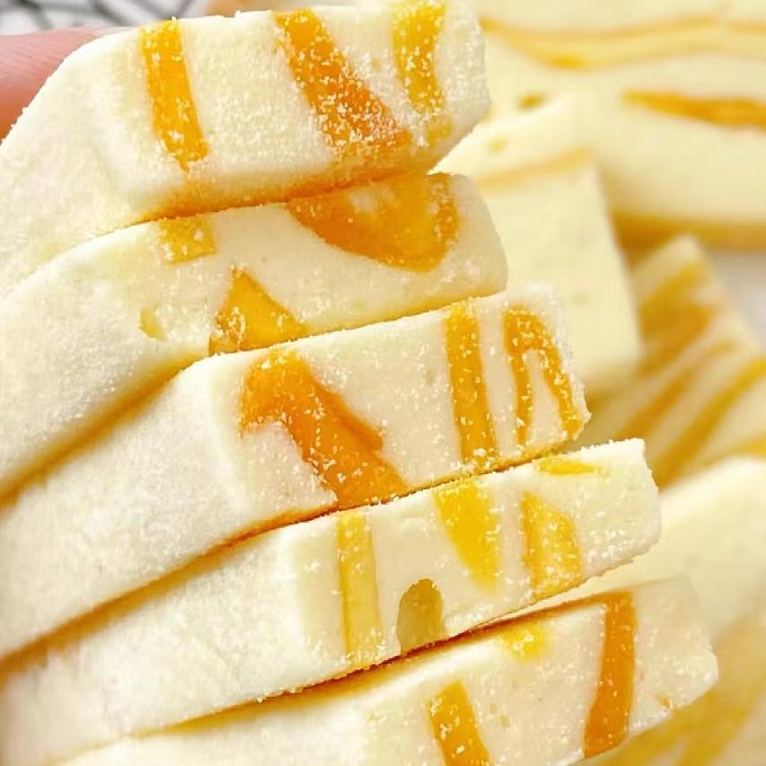 Queen of the Western Regions Mango Milk Cake Xinjiang Specialty Snack Mango Milk Cake Soft and Glutinous Leisure Food Individually Packaged