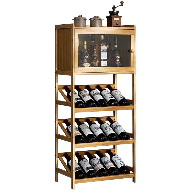 Living Room Wine Cabinet Wall Storage Cabinet Display High-End Integrated Cabinet Red Wine Display Cabinet Small Display Cabinet Home Wall