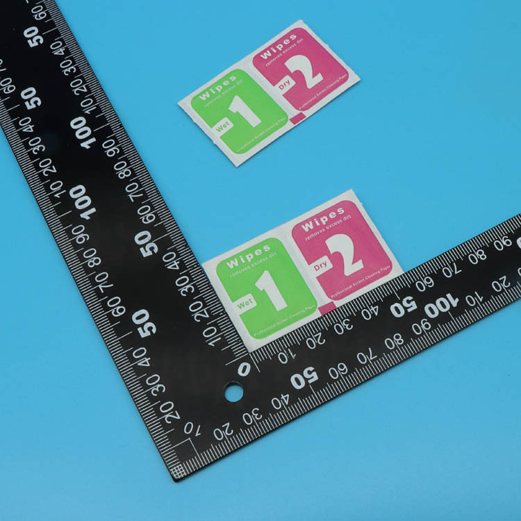 Film Dry and Wet Alcohol Bag 1 2 Red and Green Alcohol Bag Mobile Phone Bracelet Film Cleaning Tool Disposable Wipes