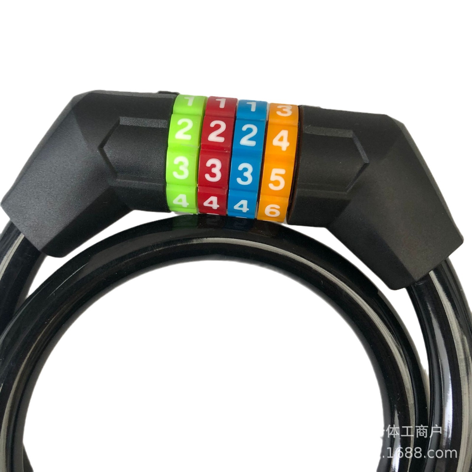 Bicycle password lock mountain bike cable lock color chain lock electric bike lock mountain bike password disc brake lock