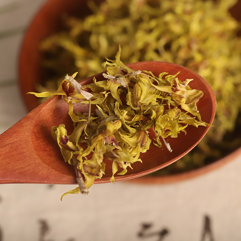 Huoshan tin stone flower seasonal new flower imitation wild Dendrobium dried flower base direct delivery one-piece delivery