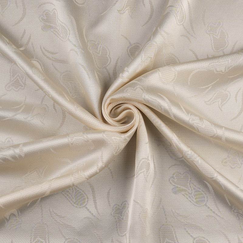 Zhang Linggen Narrow-Width Pure Silk 75-Inch Width Silk Mulberry Silk New Chinese Style Hanfu Cheongsam Vest High-End Clothing Fabric