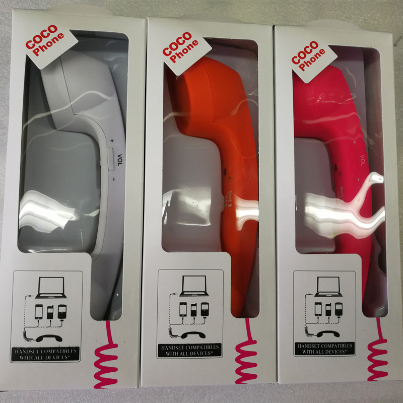 Classic 10-Color Antique-Style Mobile Phone Earpiece for Pregnant Women, Handheld Retro Mobile Phone Earpiece, Large Earpiece Manufacturer In-Stock Wholesale