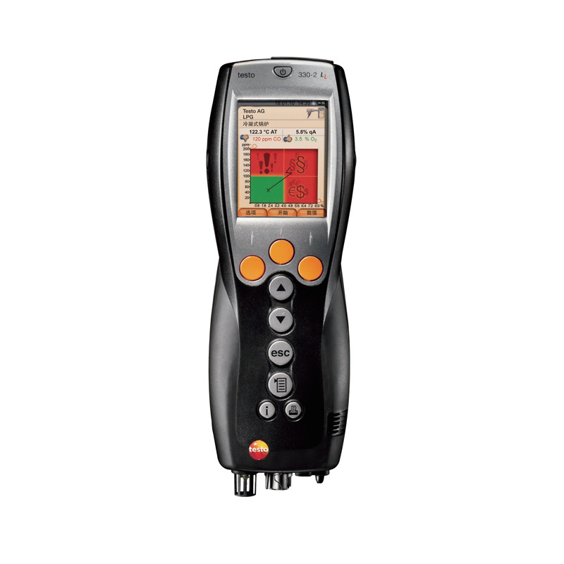 Testo Testo330Ll Three-Component Flue Gas Analyzer Heating System Detection Professional Flue Gas Analyzer