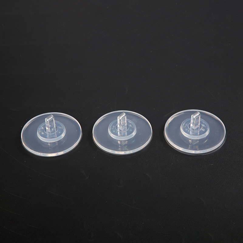 Transparent Suction Cup Hook with Strong Suction for Home Kitchen and Bathroom Storage Rack, Suction Cup Type, No-Drill Adhesive Wall Mount for Household Use