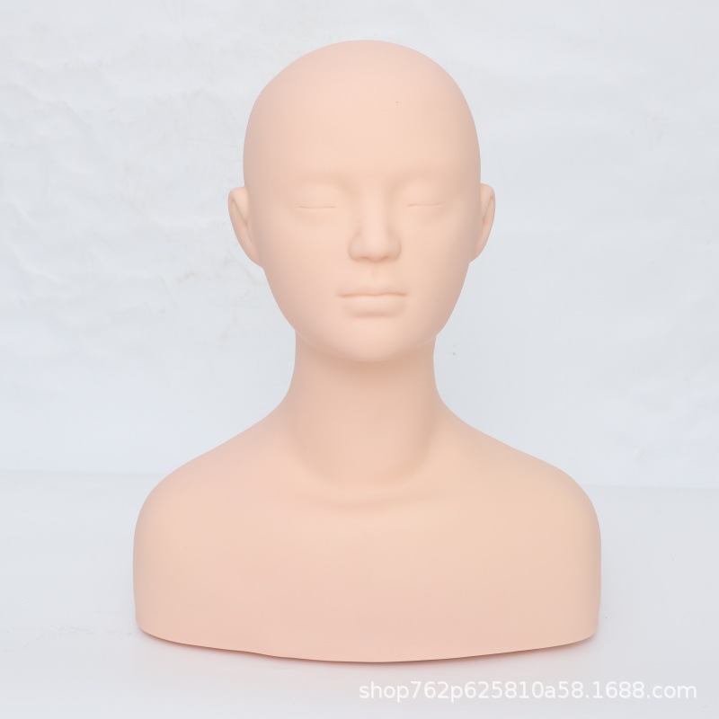 Модель головы для ухода за кожей, манекен для красоты, модель головы для массажа лица, модель для наращивания ресниц