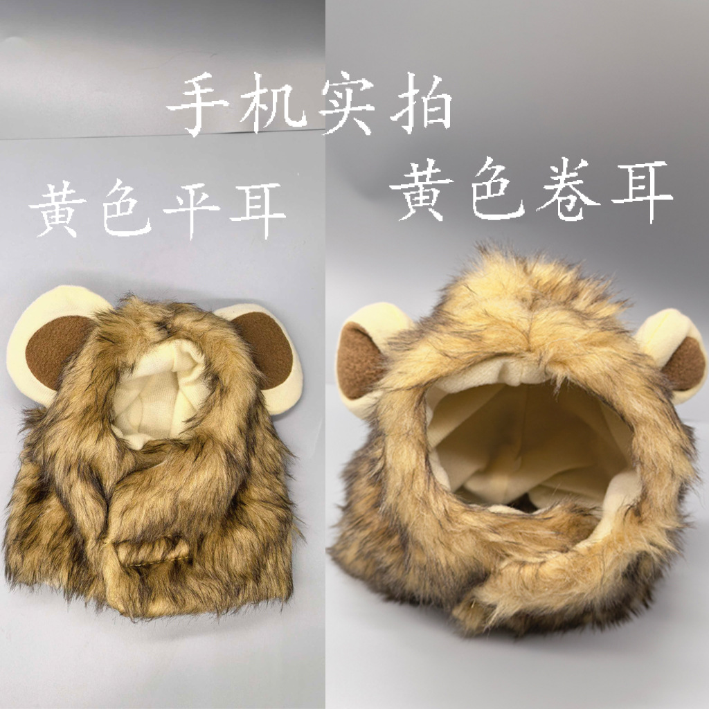 All Saints Ghost Day Dress-up Cat Dog Sell Cute Universal Adjustable Velcro Fall/Winter Lion Transformation Pet Hat