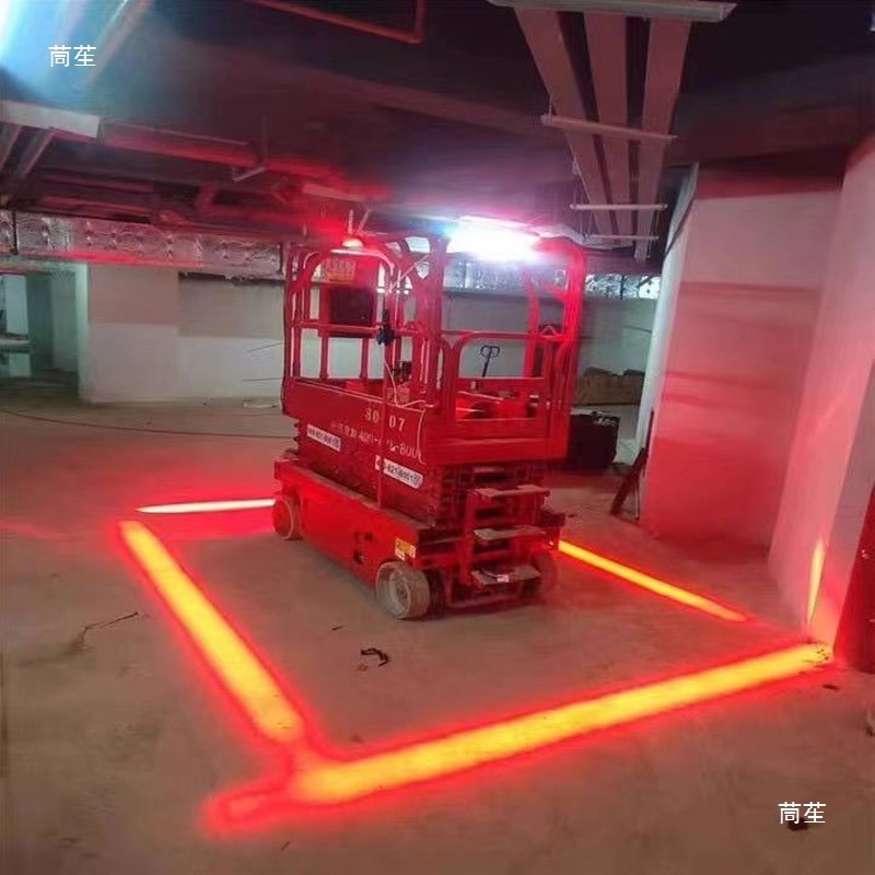 Forklift Area Light Led Warning Light Straight Line Red and Blue Light Width Contour Boundary Range Light
